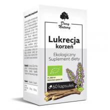 Zdjęcie produktu - DARY NATURY Korzeń lukrecji BIO, 60 kapsułek