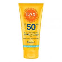 Zdjęcie produktu - DAX SUN Emulsja ochronna do twarzy i ciała SPF50 D-Pantenol, 50 ml