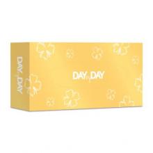 Zdjęcie produktu - DAY BY DAY Chusteczki uniwersalne 3-warstwowe ż&oacute;łte, 90 szt.
