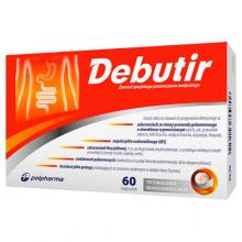 Zdjęcie produktu - DEBUTIR - maślan sodu 150 mg, 60 kapsułek