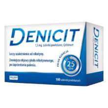 Zdjęcie produktu - DENICIT 1,5mg, Lek na rzucenie palenia - 100tabl.