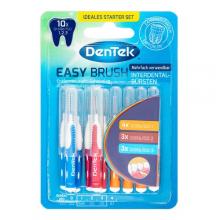 Zdjęcie produktu - DENTEK Szczoteczki międzyzębowe Easy Brush rozmiar 1,2,3, 10szt.