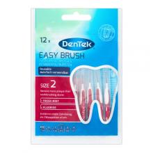 Zdjęcie produktu - DENTEK Szczoteczki międzyzębowe Easy Brush rozmiar 2, 12szt.
