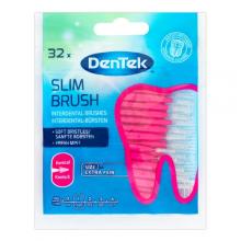 Zdjęcie produktu - DENTEK Szczoteczki międzyzębowe Slim Brush rozmiar 1, 32szt.