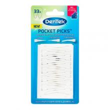 Zdjęcie produktu - DENTEK Wykałaczki dentystyczne Pocket Picks, 33szt.