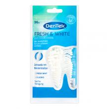 Zdjęcie produktu - DENTEK Wykałaczki z nicią dentystyczną Fresh&White, 36szt.