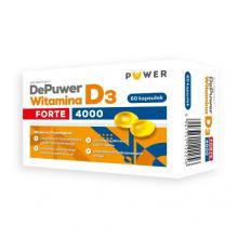Zdjęcie produktu - DePuwer witamina D3 4000 j.m., 60kaps.