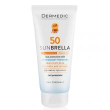 Zdjęcie produktu - DERMEDIC SUNBRELLA Mleczko ochronne dla dzieci i niemowląt SPF50, 100g