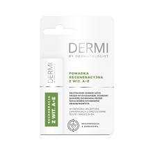 Zdjęcie produktu - DERMI Pomadka regeneracyjna do ust z witaminami A+E, 4,5g