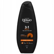 Zdjęcie produktu - Dermomed Men Total & Intense Żel pod prysznic dla mężczyzn ciało, twarz, włosy 3w1, 450 ml