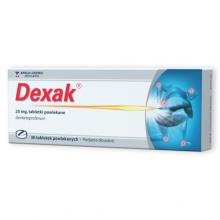 Zdjęcie produktu - Dexak 25mg -30 tabletek