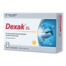 Zdjęcie produktu - Dexak SL granulat do sporządzania roztworu doustnego - 10 saszetek