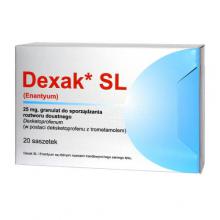 Zdjęcie produktu - Dexak SL granulat do sporządzania roztworu doustnego DELFARMA - 20 saszetek