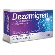 Zdjęcie produktu - Dezamigren 12,5 mg, 6 tabletek powlekanych