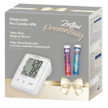Zdjęcie produktu - DIAGNOSIS Zestaw prezentowy: Ciśnieniomierz Diagnostic Pro Cardio Afib + Vitter Blue Magnez Skurcz, 20 tabl. mus. + Vitter Blue Elektrolity, 20 tabl. mus.