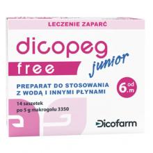 Zdjęcie produktu - Dicopeg Junior Free, 14 saszetek
