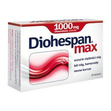 Zdjęcie produktu - Diohespan Max 1000 mg - 30 tabletek 