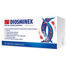 Zdjęcie produktu - Diosminex 500mg, 60tabl. powl.