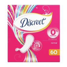 Zdjęcie produktu - DISCREET Wkładki higieniczne No perfume - 60 sztuk