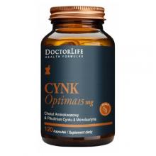 Zdjęcie produktu - Doctor Life Cynk Optima 15mg, 120 kapsułek