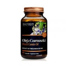 Zdjęcie produktu - Doctor Life Olej z czarnuszki 800 mg, 60 kaps.