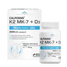 Zdjęcie produktu - Domowa Apteczka Calpossis K2 MK7 + D3, 60 kaps.