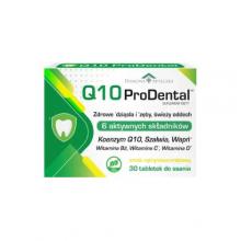 Zdjęcie produktu - Q10 ProDental smak cytrynowo miętowy, 30 tabl. do ssania