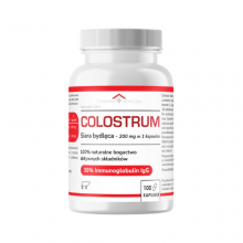Zdjęcie produktu - DOMOWA APTECZKA Colostrum Bovinum Siara bydlęca, 100 kaps.