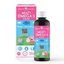 Zdjęcie produktu - DOMOWA APTECZKA Tran Multiomega 3 Junior owoce tropikalne, 250ml