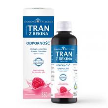 Zdjęcie produktu - DOMOWA APTECZKA Tran z rekina o smaku malinowym, 330ml