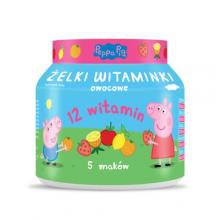 Zdjęcie produktu - DOMOWA APTECZKA Żelki witaminki świnka Peppa, 180g