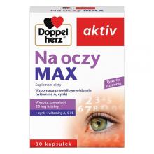 Zdjęcie produktu - DOPPELHERZ AKTIV Na oczy MAX, 30 kapsułek