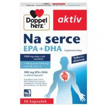Zdjęcie produktu - DOPPELHERZ AKTIV Na serce DHA+EPA, 30 kapsułek