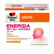Zdjęcie produktu - Doppelherz shots Energia Witamina B12 + Kofeina, 10 ampułek