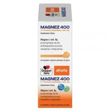Zdjęcie produktu - Doppelherz shots Magnez 400 Cytrynian magnezu + Witamina B6, 10 ampułek