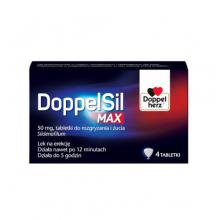 Zdjęcie produktu - DoppelSil MAX sildenafil 50mg, Lek na potencję, 4 tabletki