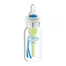Dr Brown's Butelka z systemem do karmienia niemowląt z rozszczepem wargi lub podniebienia 0m+, 120ml
