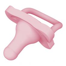 Zdjęcie produktu - Dr Brown's Standard Smoczek silikonowy o kształcie smoczka do butelki, r&oacute;żowy, 0-6m