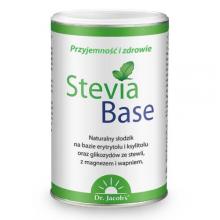 Zdjęcie produktu - Dr. Jacob's SteviaBase naturalny słodzik na bazie ksylitolu, erytrytolu i glikozyd&oacute;w ze stewii, 400 g