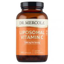 Zdjęcie produktu - Dr Mercola Liposomal Vitamin C Liposomalna Witamina C, 180 kapsułek