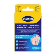 Zdjęcie produktu - Dr. Scholl&rsquo;s Plastry do usuwania kurzajek i brodawek, 21 szt.