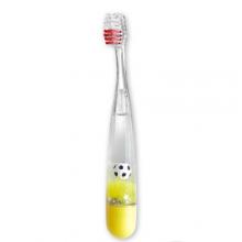 Zdjęcie produktu - Dr Scott Szczoteczka kryształowa z minutnikiem - piłka nożna - ż&oacute;łta