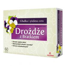 Zdjęcie produktu - Drożdże z bratkiem COLFARM - 60 tabletek 