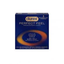 Zdjęcie produktu - Durex Perfect Feel Prezerwatywy, 3 szt.