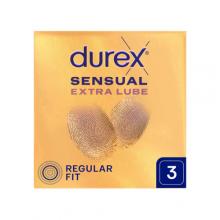 Zdjęcie produktu - DUREX Sensual Extra Lube Supercienkie prezerwatywy dodatkowo nawilżane, 3szt.