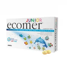 Zdjęcie produktu - Ecomer Junior, 30kaps. do żucia KR&Oacute;TKA DATA 31.10.2026