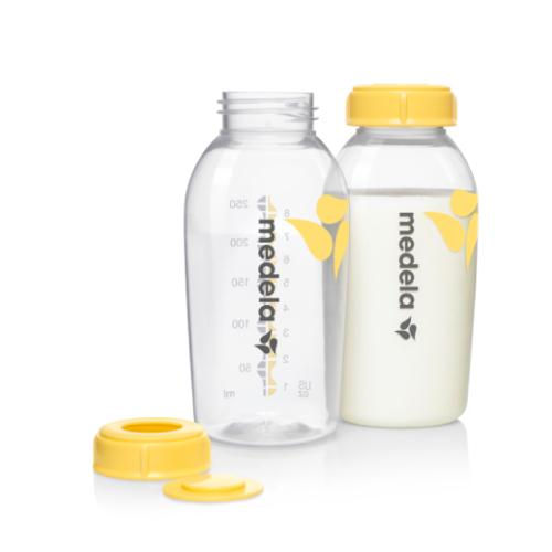 Miniaturka artykułu - Medela Zestaw butelek do przechowywania pokarmu, 2 x 250 ml