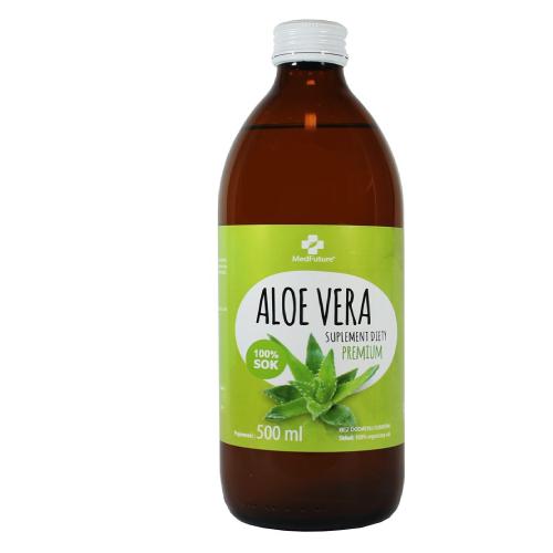 Miniaturka artykułu - MedFuture Aloe Vera Sok z aloesu, 500ml