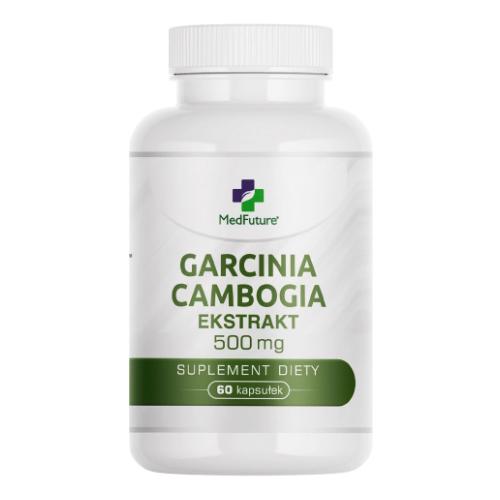 Miniaturka artykułu - MedFuture Garcinia Cambogia ekstrakt 500 mg, 60 kaps.