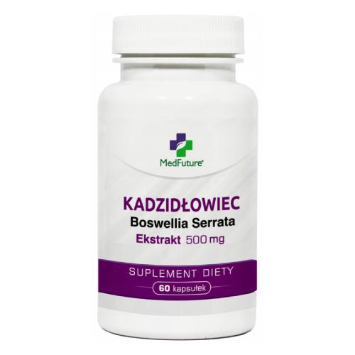Miniaturka artykułu - MedFuture Kadzidłowiec Boswellia serrata ekstrakt 500mg, 60kaps.